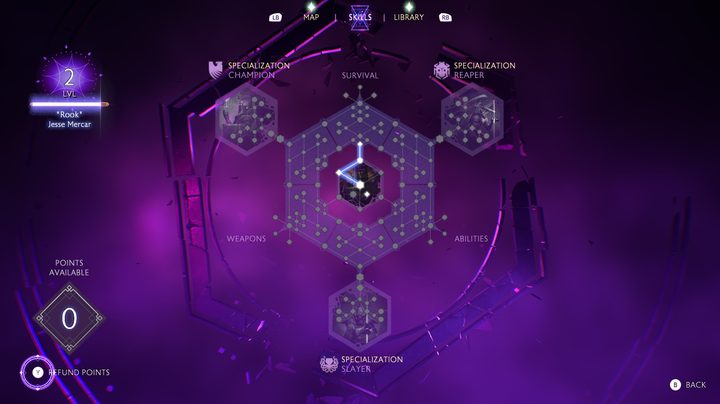 The skill tree in Dragon Age: The Veilguard.
