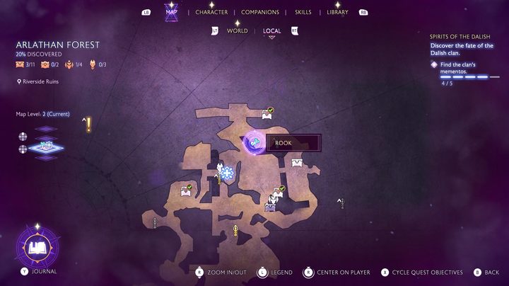 A map in Dragon Age: The Veilguard.