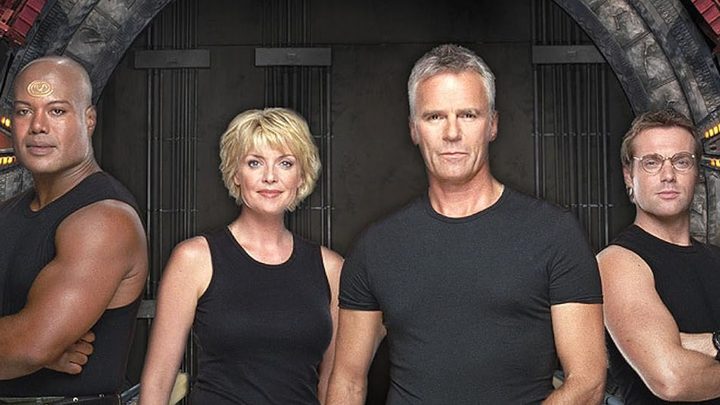 The cast of Stargate SG-1.