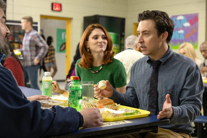 The cast of English Teacher.