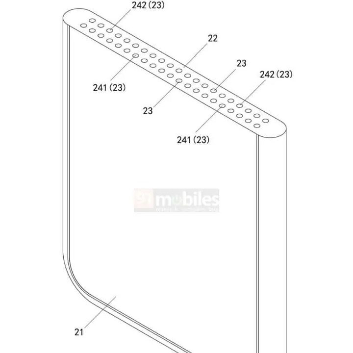 Xiaomi patent filing for a potential new phone