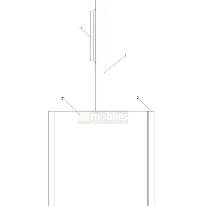 Xiaomi patent filing for a potential new phone