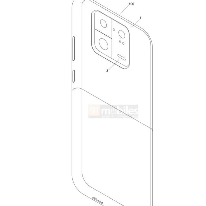 Xiaomi patent filing for a potential new phone