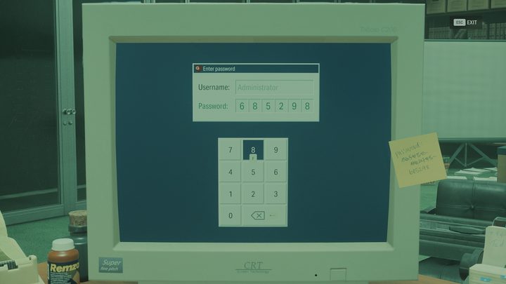 Alan Wake 2 The Lake House Dr. Marmont's computer.