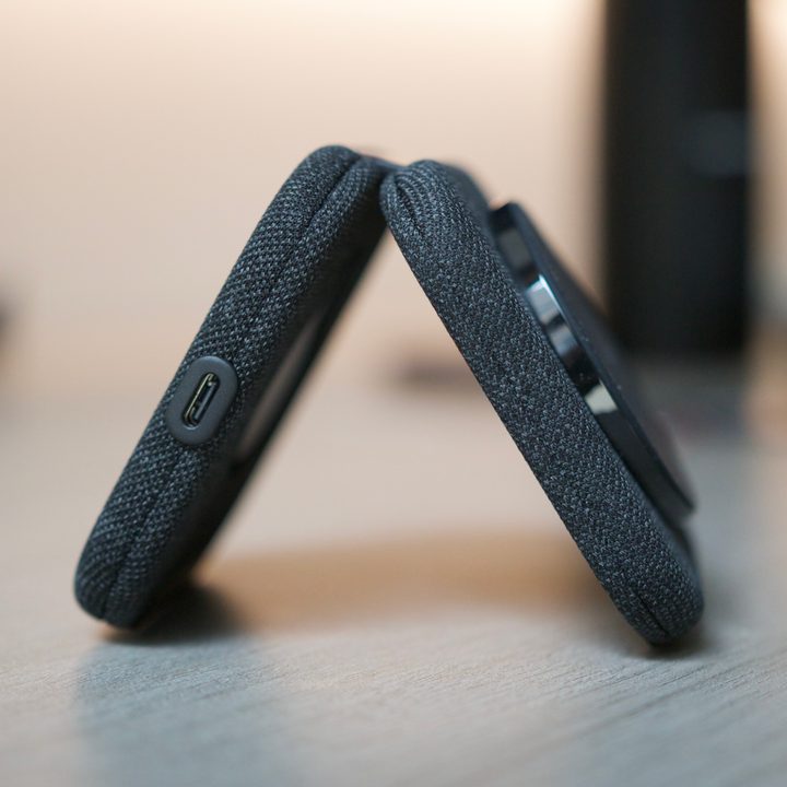 The side of the Belkin Travel Pad accessory.