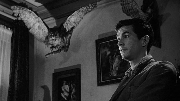Anthony Perkins in Psycho.