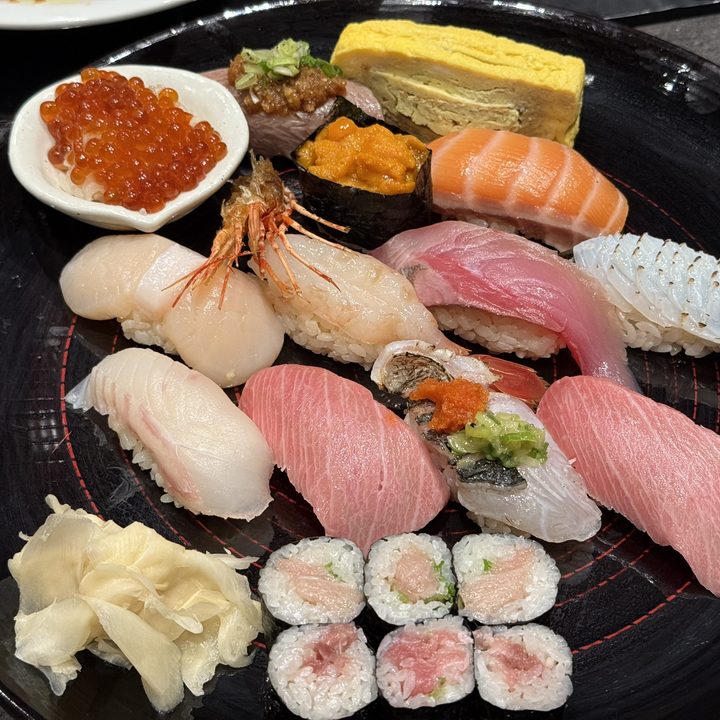 Dish of chef's omakase taken with iPhone 16 Pro.