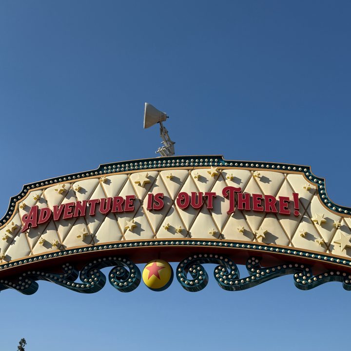 Pixar Pier sign taken with iPhone 16 Pro.