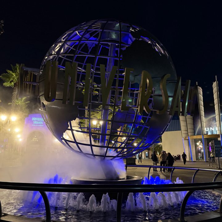 Universal Studios front display taken with iPhone 16 Pro Max.