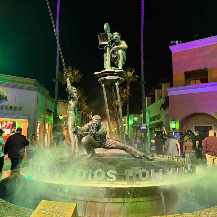 Universal Studios Hollywood display taken with iPhone 16 Pro Max.