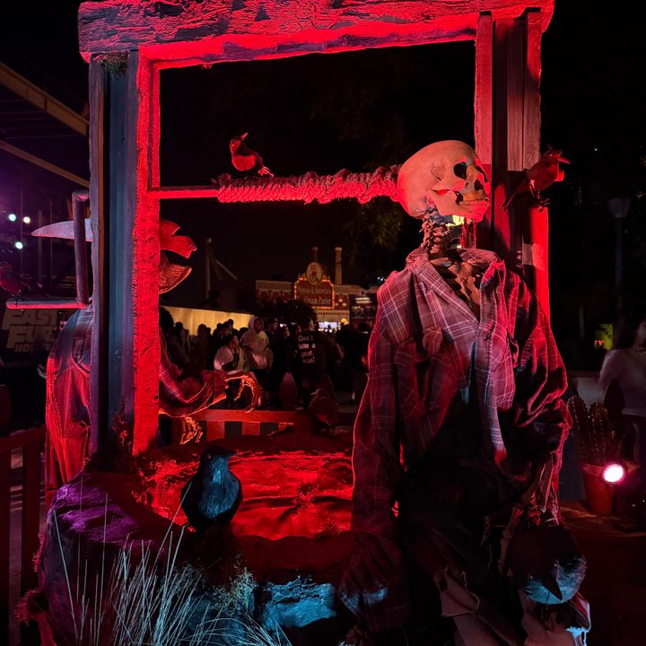 Halloween display taken with iPhone 16 Pro Max.