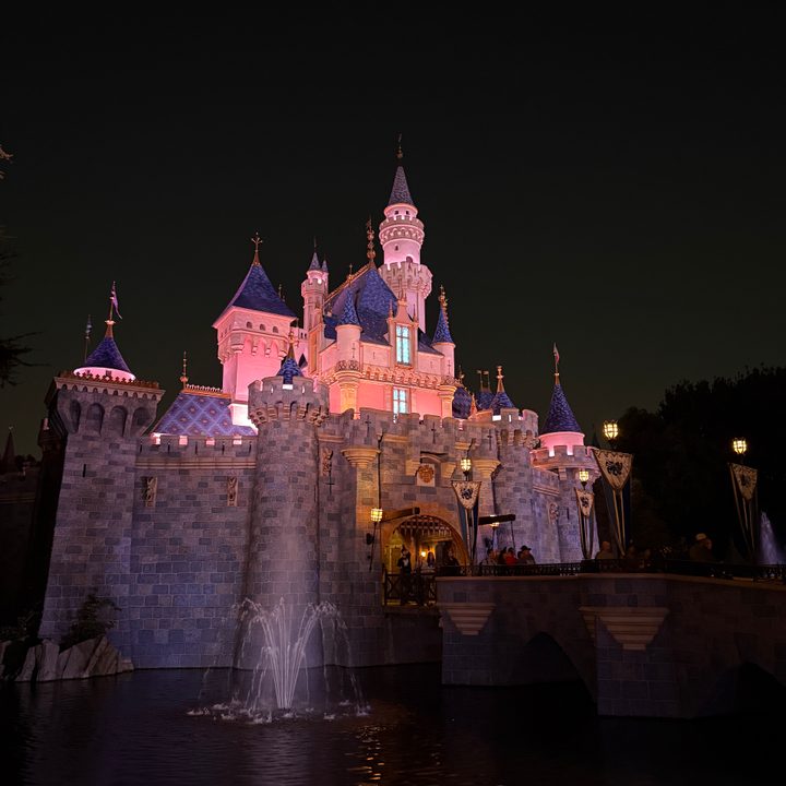 Disneyland castle taken with iPhone 16 Pro.