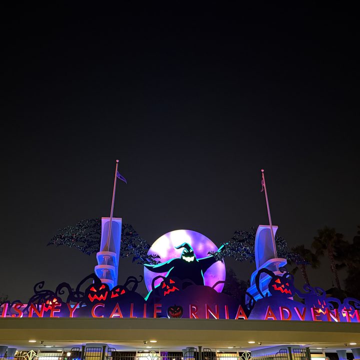 Oogie Boogie at DCA entrance taken with iPhone 16 Pro.
