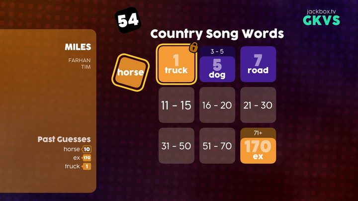 A grid of squares appears in The Jackbox Survey Scramble.