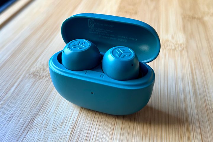 JLab Go Pop ANC in teal.