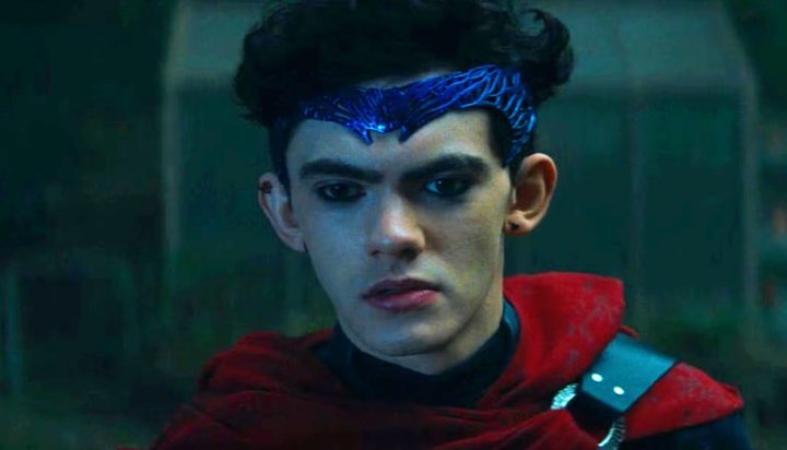 Wiccan stares in his full costume in Agatha All Along.