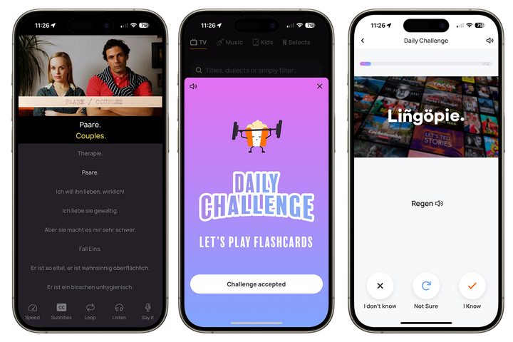 LingoPie app.