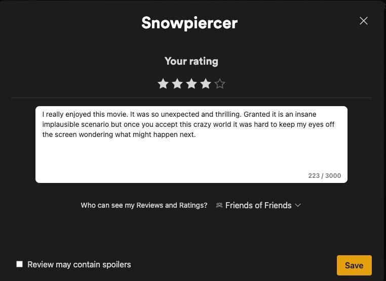 Plex user reviews.