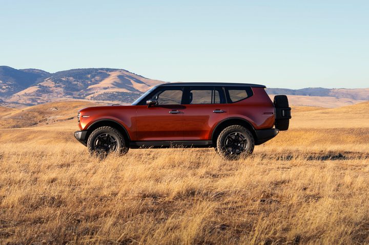 Scout Motors Traveler SUV side view