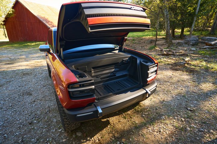 Scout Motors Traveler SUV front trunk