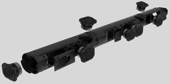Sonos Arc, exploded view.