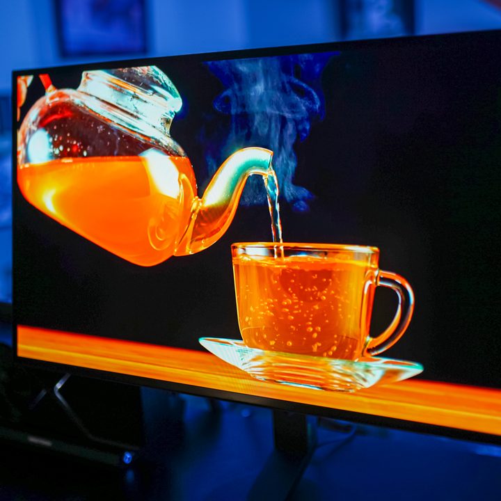 An OLED demo on the Sony InZone M10S.
