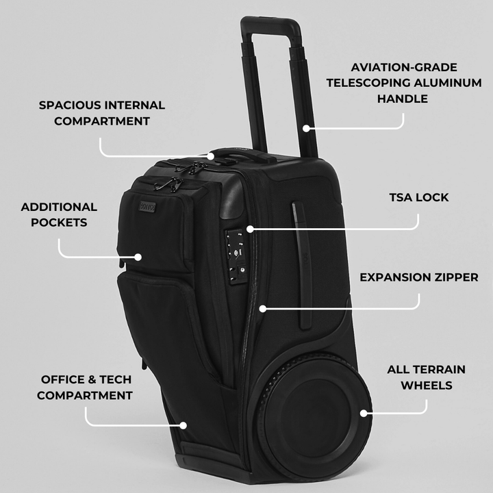 The SOTTOS Roll Model includes expansion zippers, an office compartment, and more.
