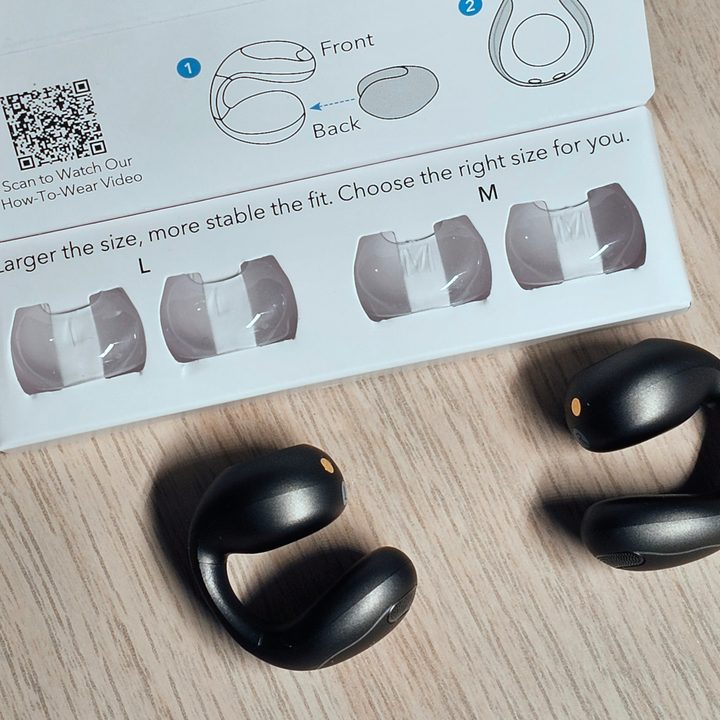 Soundcore C40i open-ear earbuds.