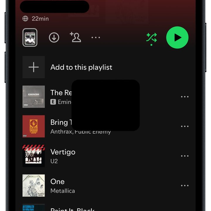 Spotify's in-app Cover Art Creator tool.