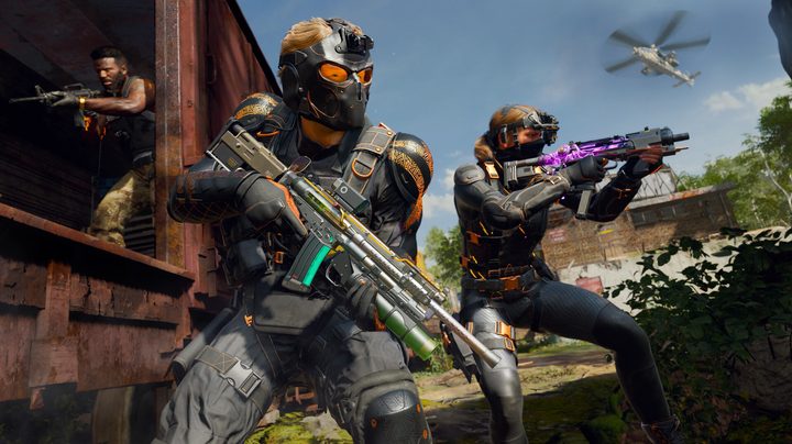 Soldiers near a train in Black Ops 6.