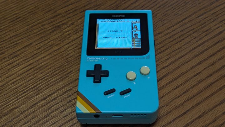 Playing Yoshi's Cookie on Chromatic.