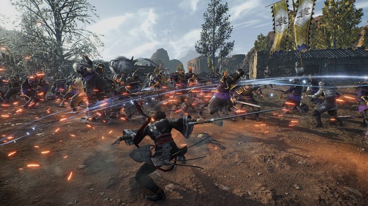 Gameplay from the demo for Dynasty Warriors: Origins.