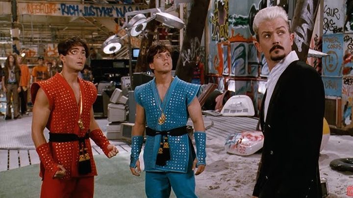 Mark Dacascos, Scott Wolf, and Robert Patrick in Double Dragon.