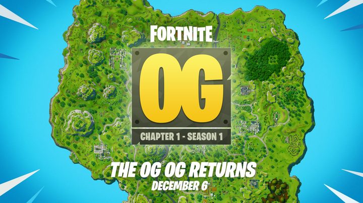 Key art for the Fortnite OG mode.