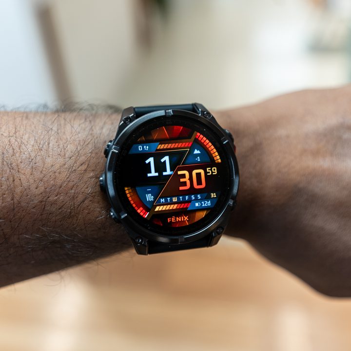 Garmin Fenix 8 hero photo on a wrist