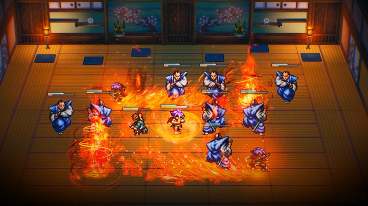 Combat in the HD-2D game Live A Live.