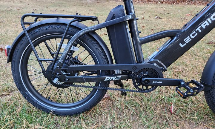 Lectric ONE Gates Carbon drive belt.