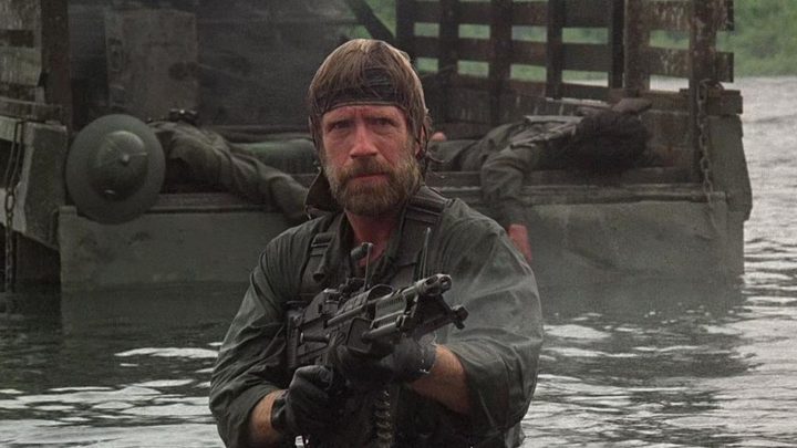Chuck Norris in Missing in Action.