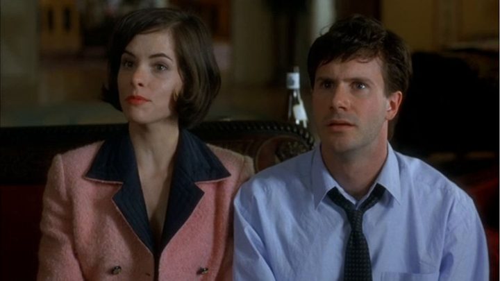 Jackie-O and Marty looking confused in The House of Yes.
