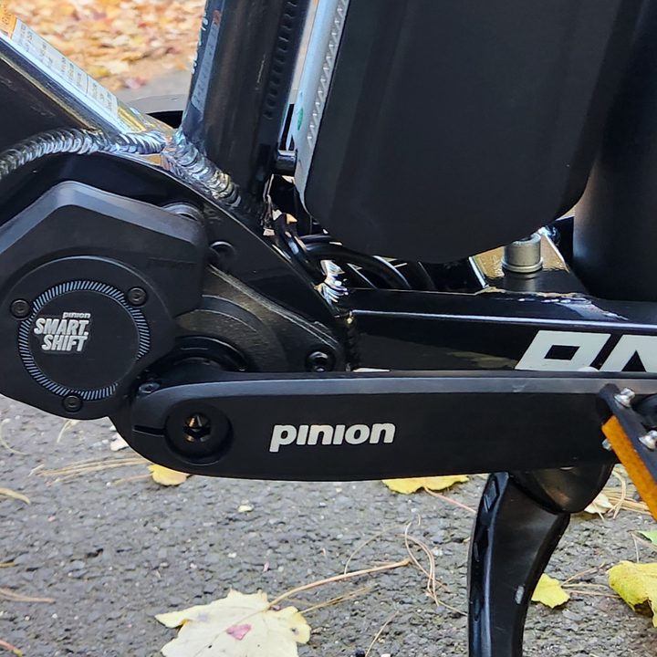 Pinion gearbox with SmartShift on the Lectric ONE.