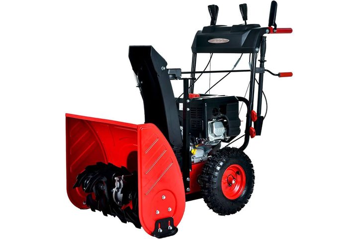 The PowerSmart Gas Snow Blower 24-inch Self-Propelled Gas on a white background.