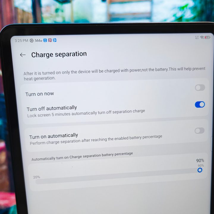Charge separation tech on the Red Magic Nova gaming tablet.
