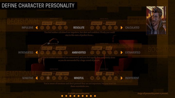 Personality stats in Rue Valley.