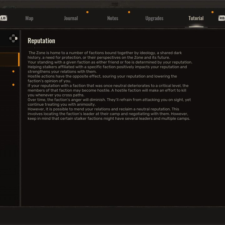 A tutorial prompt in Stalker 2.