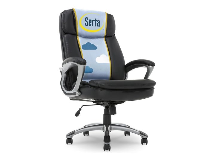 The Serta Fairbanks high-back office chair against a white background.