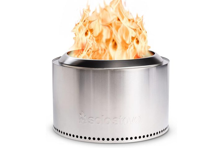 The Solo Stove Yukon 2.0 Fire Pit on a white background.