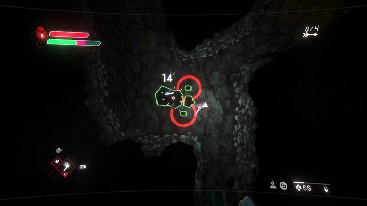 The player fights a bear in Void Sols.