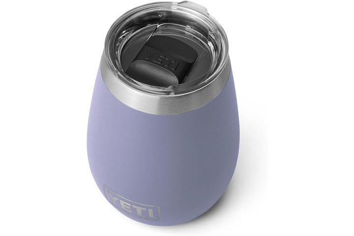 The Yeti Rambler 10 ounce Wine Tumbler on a white background.