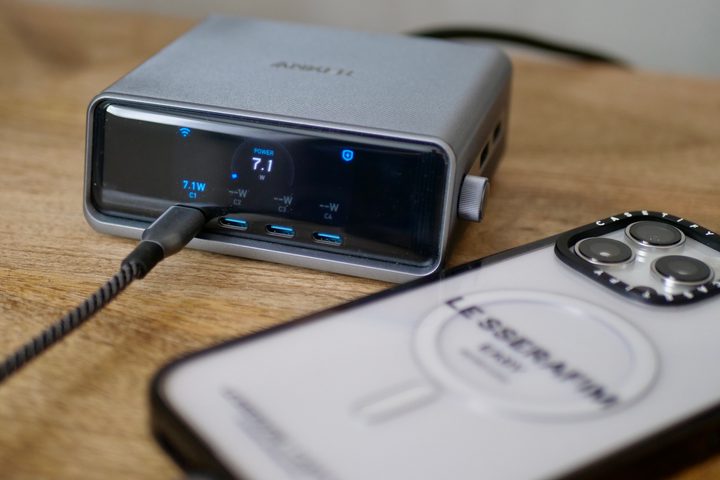 The front of the Anker Prime 250W Charging Station.