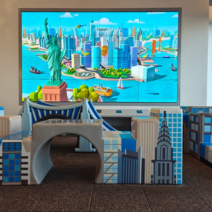 photo of an airport play area captured on the OnePlus 12.